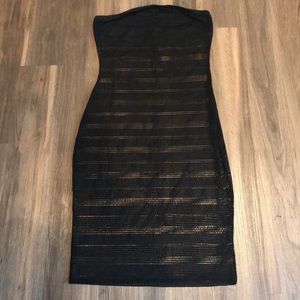 NWOT BKACK TUBE DRESS - BATHING SUIT COVER UP